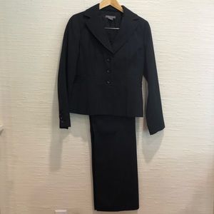 Textured Navy Pant Suit